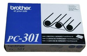 Brother PC-301 Printing Cartridge Fax Machine Toner Ink Fax-750 770 775 OEM NIB
