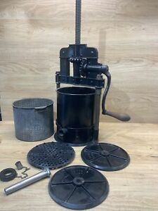 VINTAGE RARE ANTIQUE DUCK FRUIT WINE CIDER LARD PRESS SAUSAGE STUFFER