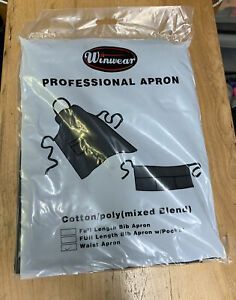 Winwear WA-1221 3 Pocket Cotton Waist Apron 1pc - NEW!!!! (F1B1)