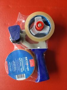 Professional Heavy Duty Tape Gun Dispenser, 2 rolls of tape