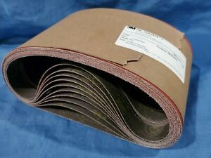 3M Cubitron II 784F 1&#034; x 24&#034; 80+ Grit  Cloth Belt Singleflex fabri-lok LOT OF 50
