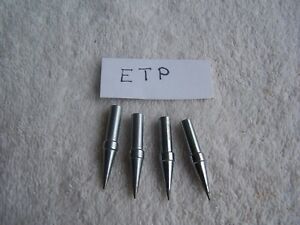 Weller ETP soldering tips 4 of them new