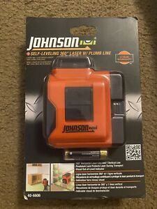 (New) Johnson self leveling 360 degree laser level with Plumb Line