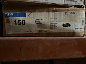 (C) Eaton Cutler Outdoor Meter Breaker CMBEB150BTS 150A 1Phase 3Wire 120/240VAC