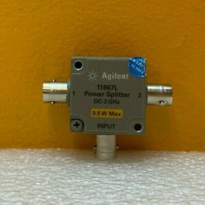 Agilent / Keysight / HP 11667L   DC to 2 GH,  BNC (F)  Power Splitter.  Tested!
