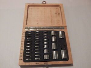Vintage Machinist&#039;s Gauge Gage Block Boxed Set