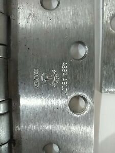 (3) McKinney ASSA ABLOY UL TA2714 28DJ 26D 4-1/2&#034; x 4-1/2&#034; Steel Hinge Knuckle