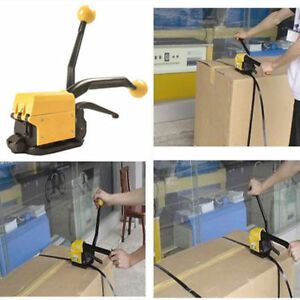 A333 Manual Steel Strapping Combinatio Machine Tool For Width 1/2&#034; 3/4&#034; Straps