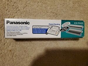 Panasonic Black Ribbon Cartridge KX-FA55 READ DESCRIPTION 2pk box ONLY 1 inside
