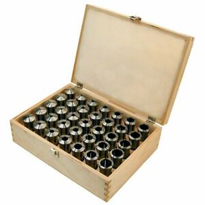 Toolmex 5C Collets 18 Piece Set Made In Poland  1/16  - 1 1/8 Round