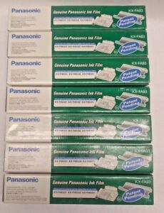PANASONIC KX-FA93 LOT OF 7 GENUINE INK FILM NEW FACTORY SEALED BOXES