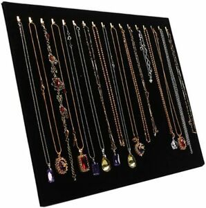 Tinsow 14.7&#034;x12&#034; 17 Hook Necklace Jewelry Tray/Display...