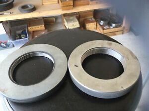 4”-8 pitch go no go threaded ring gage