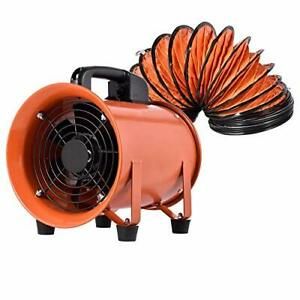 Utility Blower Fan 12inch 250MM Portable Ventilator,0.7HP 2295 CFM High Velocity