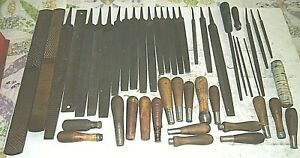 538 Miscellaneous Misc Files and handles Flat Square Round Half Round (Qty.48)