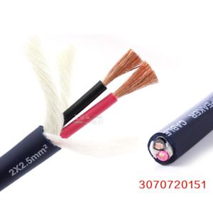1 meter SREXACT 2x2.5 audio speaker cable sheath for stage mobile performance