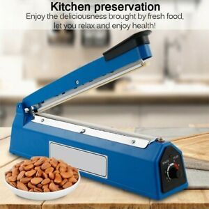NEW 8&#034; Hand Impulse Heat Heating PolySealer Plastic Bag Film Sealing Machine Set