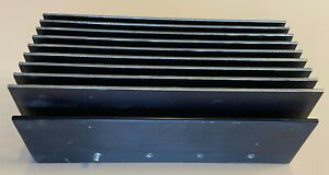 Black Anodized Aluminum Heatsink 176mm x 86mm x 62mm