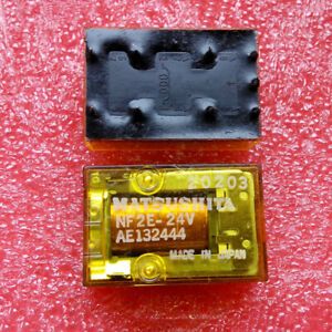 2Pcs MATSUSHITA NF2E-24V AE132444 Relay 9Pins