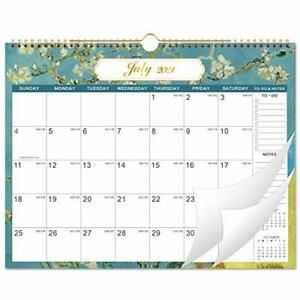 2021-2022 Calendar - Jul 2021 - Dec 2022 Wall Calendar,14.8&#039;&#039; x 11.5&#039;&#039;, Blue