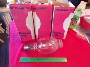4 SYLVANIA METALARC LAMP / BULB 96-1912-0134 BT37R MS400 HOR MOGAL BASE