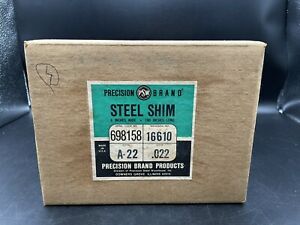 Precision Brand — Steel Shim 6&#034;X100&#034; .022 (.559mm) Gauge — 16610 A22