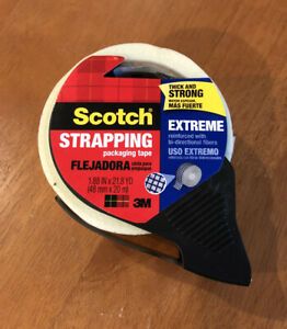 3M Scotch 1.96 in. x 21.8 yds. Extreme Shipping Strapping Tape with Dispenser