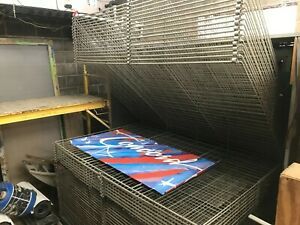 Screen Printing Drying Rack 50 Trays 52x&#034;80&#034; on casters easy to move