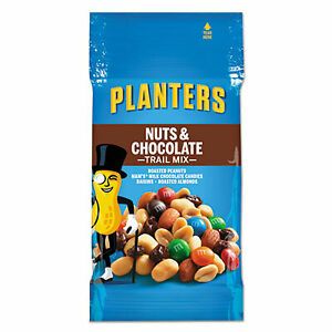 Planters Trail Mix, Nut and Chocolate, 2 Oz Bag, 72/Carton 00027 GEN00270  - 1