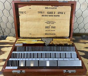 PRATT &amp; WHITNEY HOKE PRECISION GAGE BLOCK SET TY C.P. STYLE 86 103pcs + CASE!