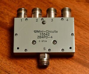 Mini-Circuits 15542 ZB4PD-4 N 4-Way Power Splitter Combiner 3700-4200MHz 4GHz