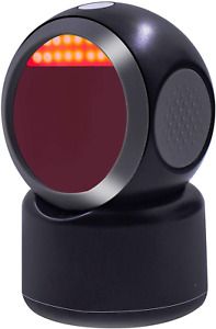 1D 2D QR Desktop Barcode Scanner, Symcode Omnidirectional Hands-Free Automatic U