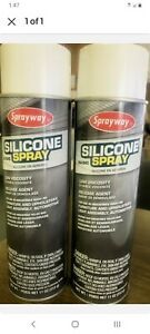 2 Cans Sprayway Silicone Spray SW-945