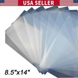 100PCS 8.5&#034;x14&#034; Waterproof Inkjet Screen Printing PositiveTransparency Film USA