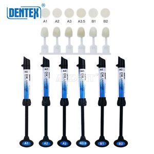 Dentex Dental Universal Curing Light Composite Resin A1-B2 Shade 4g/Syringe