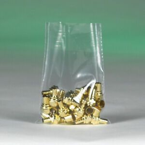 Flat Poly Bag, 2 x 3 Inch, 2000 Pack, 2 Mil, Clear