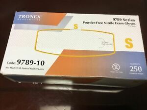 Tronex Nitrile Exam Gloves Powder Free 1 - 250ct Size Small