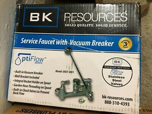 BK resources service faucet with vacuum breaker BKSF-WB1
