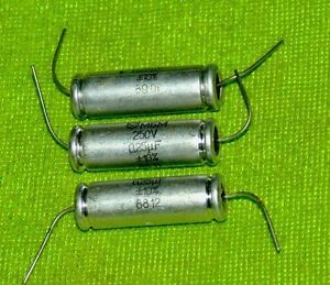 0.25uF 250V Paper Capacitors MBM,  QTY-50 pcs, USSR NOS WAX PAPER CAPACITOR
