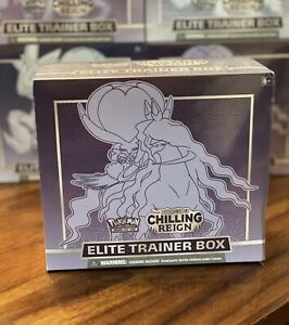 Pokemon Chilling Reign Elite Trainer Box - Shadow Rider - Factory Sealed