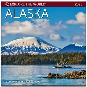 Alaska Wall Calendar 2020 Monthly January December 12   x 12
