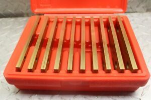 10 Pair 1/8 TIN-Coated Parallel Measuring Instrument Set #488E