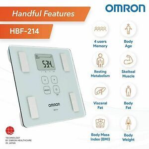 Omron HBF214 Digital Full Body Composition Monitor &amp; Guest Mode Feature