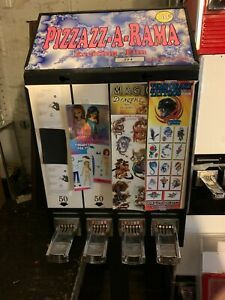 Brand 4 column Sticker Tattoo Pokemon Sports Baseball Card vending machine