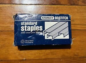 Stanley Bostitch SBS19 Standard Staples 5000/box 1/4CP Chisel Point