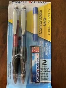 Paper Mate ComfortMate Ultra Starter Set, 2 Pencils 0.7 mm, 5 Erasers 1 Lead Set