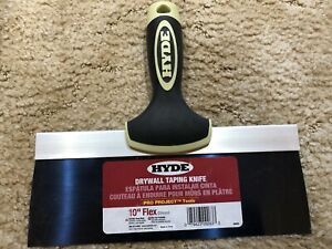 HYDE ~ Pro Project  Blue Steel Drywall Taping Knife  10&#034; Flex #09263