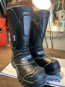 thorogood fire fighter boots mens size 8.5wide pre owned