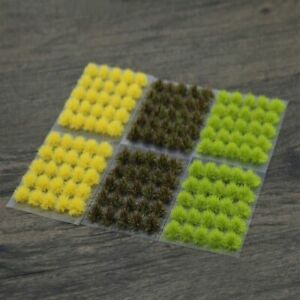 Artificial Grass Tufts Miniature Grass Bushes Simulation Model Plant Cluster