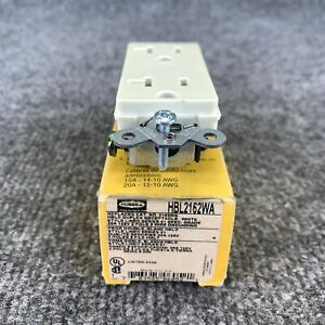 Hubbell HBL2162WA Duplex Receptacle 20Amnp 125Volt 2-Pole